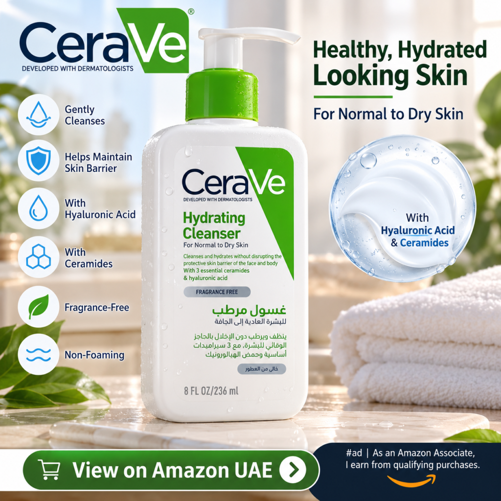 CeraVe Hydrating Cleanser 236ml – Normal to Dry Skin